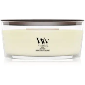 Woodwick Lush Pomelo lumânare parfumată cu fitil din lemn