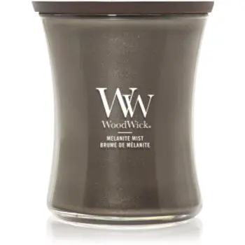 Woodwick Precious Metals Melanite Mist lumânare parfumată