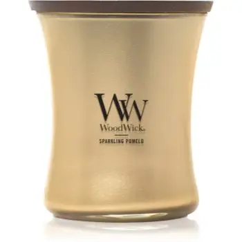 Woodwick Precious Metals Sparkling Pomelo lumânare parfumată