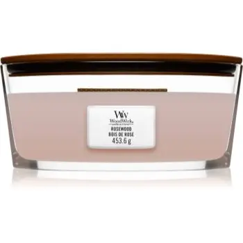 Woodwick Rosewood lumânare parfumată cu fitil din lemn (hearthwick)