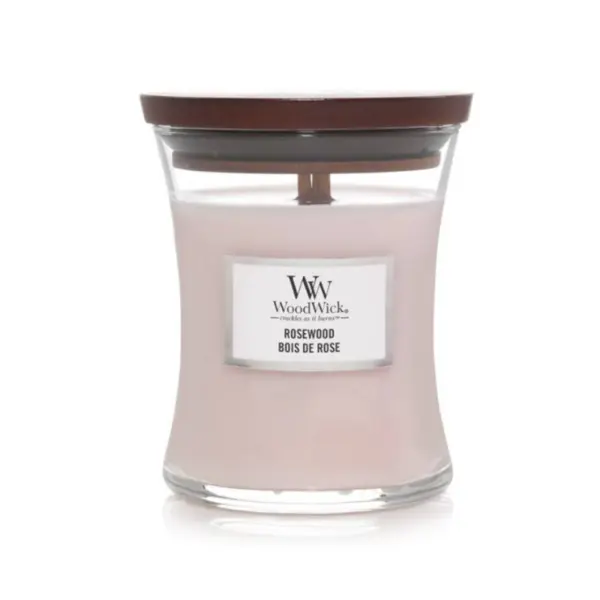 WoodWick Rosewood Lumânare parfumată Volum 275 g.