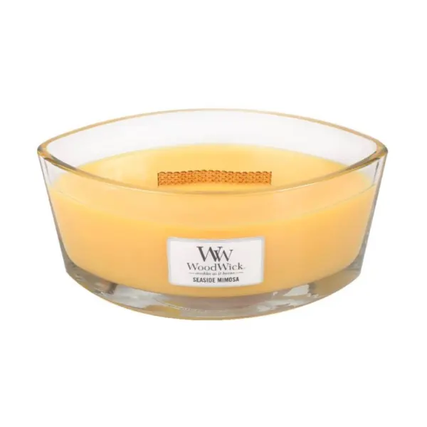 WoodWick Seaside Mimosa Lumânare parfumată Volum 453.6 g
