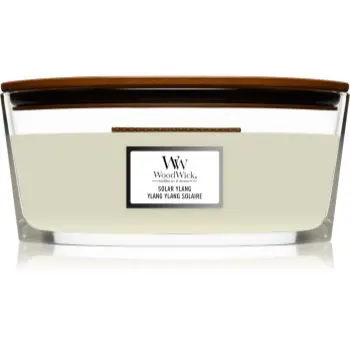 Woodwick Solar Ylang lumânare parfumată cu fitil din lemn (hearthwick)