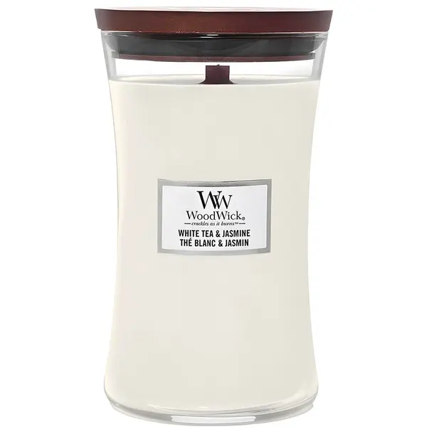 Woodwick White Tea and Jasmine Large Hourglass