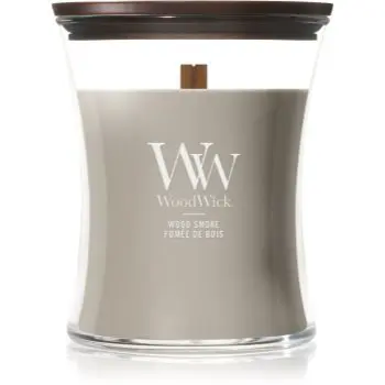 Woodwick Wood Smoke lumânare parfumată cu fitil din lemn