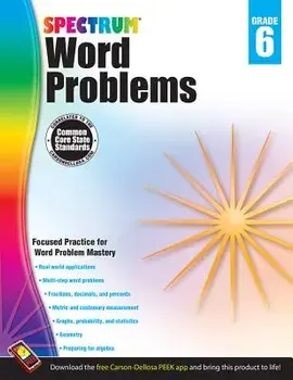 Word Problems, Grade 6, Paperback/Spectrum