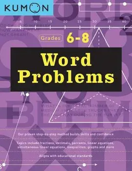 Word Problems Grades 6/8, Paperback/Kumon