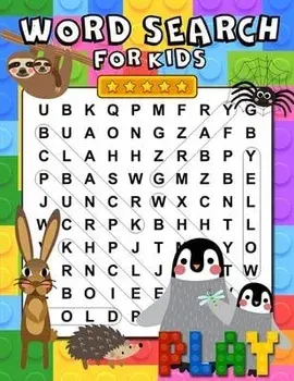Word Search For Kids: 100 Fun and Educational Word Search Puzzles for Kids ages 6-8 Search & Find Activity Book to Improve Vocabulary, Spell, Paperback/Jenis Jean