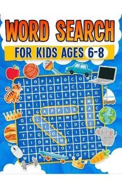 Word Search for Kids Ages 6-8 100 Fun Word Search Puzzles Kids Activity Book Large Print Paperback - Rr Publishing