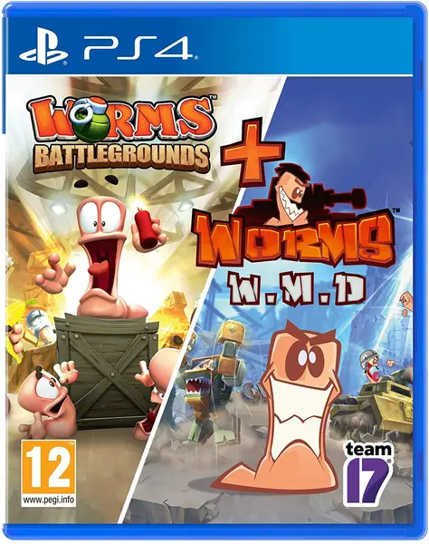 Worms Battlegrounds + Worms WMD - Double Pack (PS4)