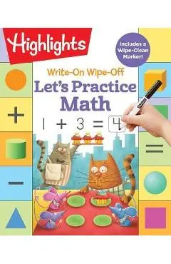Write-On Wipe-Off Let's Practice Math - Highlights Learning