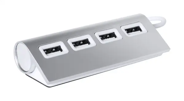 Wudge hub USB - argintiu
