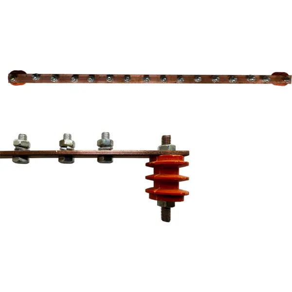 XCAB Bara de impamantare XCAB Xcab-48715, 19 inch, 1U, Cupru electrolitic, pentru rack-uri de retea si server