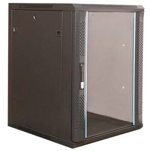 XCAB Cabinet metalic de perete 19, tip rack wallmount, 15U 600x600 mm, Xcab S Negru