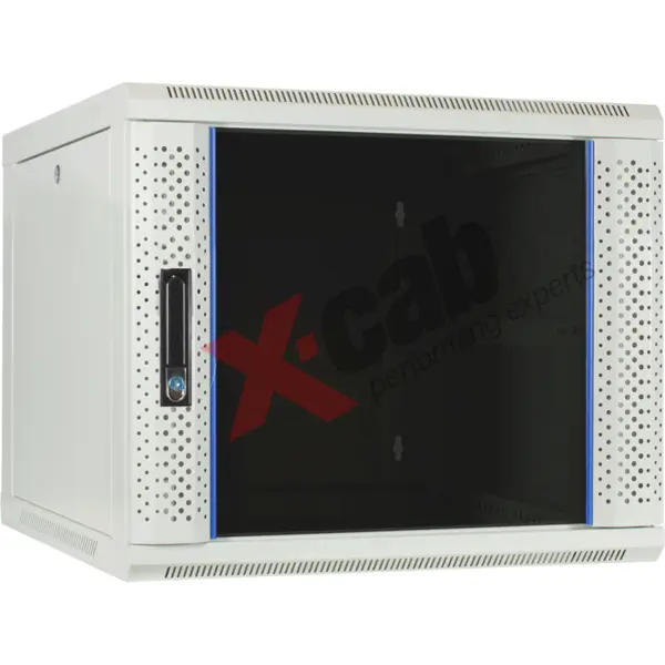 XCAB Cabinet metalic de perete 19, tip rack wallmount, 9U 600x600 mm, Xcab S Gri