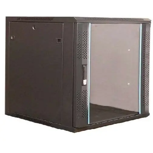 XCAB Cabinet metalic de perete 19, tip rack wallmount, 9U 600x600 mm, Xcab S Negru