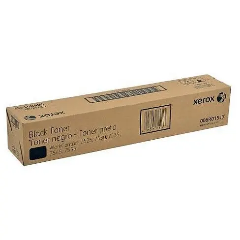 XEROX CARTUS TONER BLACK 006R01517 26K SN ORIGINAL XEROX WC 7525