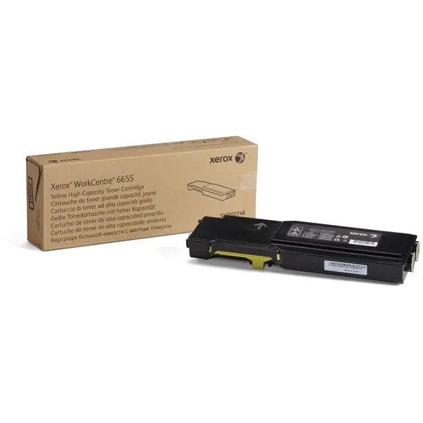XEROX CARTUS TONER YELLOW 106R02754 7,5K SN ORIGINAL XEROX WORKCENTRE 6655X