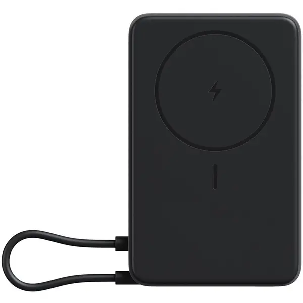 Xiaomi Acumulator extern magnetic cu suport incorporat Xiaomi BHR08P9GL, 33 W (USB-C), 10000 mAh, Cablu USB-C integrat, Incarcare Wireless 15 W, Control inteligent al temperaturii, Gri