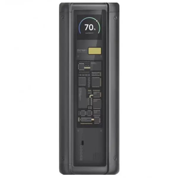Xiaomi Baterie Externa Xiaomi HyperCharge, 25000mAh, 212W, QC + PD, 1 x USB-A - 2 x USB-C, Neagra BHR9970GL