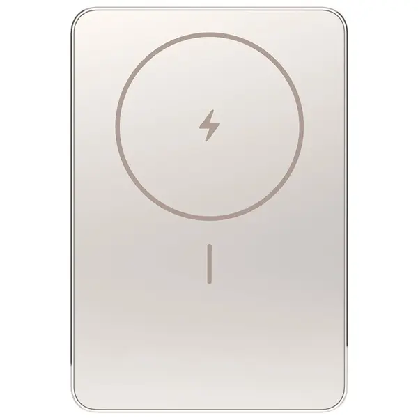 Xiaomi Baterie externa Xiaomi Super Slim Magnetic BHR08PLGL, 5000 mAh, Wireless 15 W, USB Type-C, Auriu