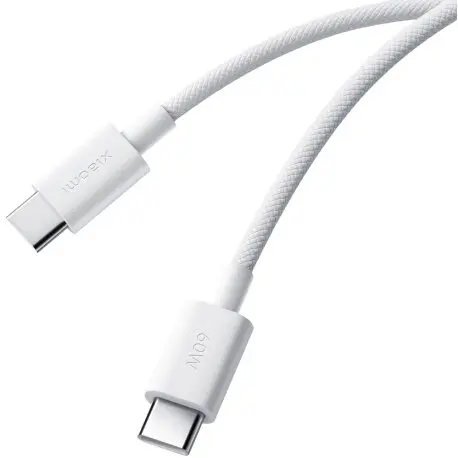 Xiaomi Cablu Date si Incarcare USB-C - USB-C Xiaomi, 60W, 1m, Alb BHR0878GL