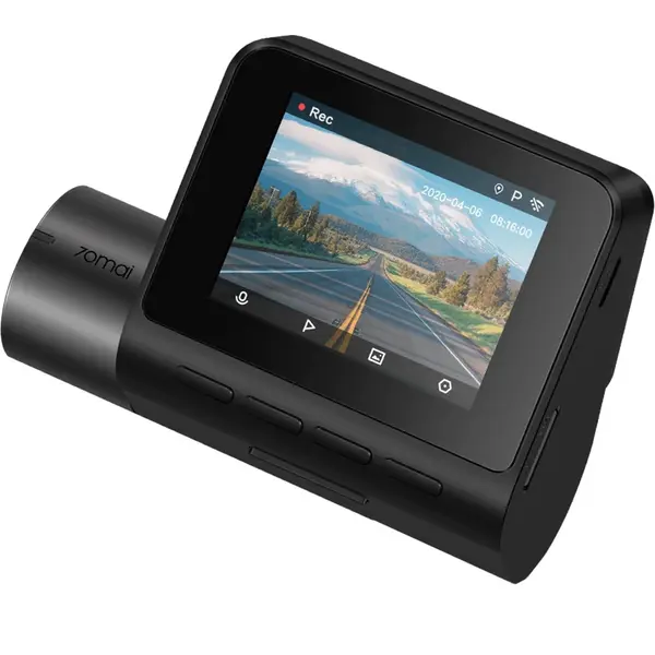 Xiaomi Camera auto DVR 70mai A500S Dash Cam Pro Plus 2.7K 1944p, IPS 2.0", 140 FOV, ADAS, GPS, Night Vision, Wi-Fi , culoare neagra - 70 MAI