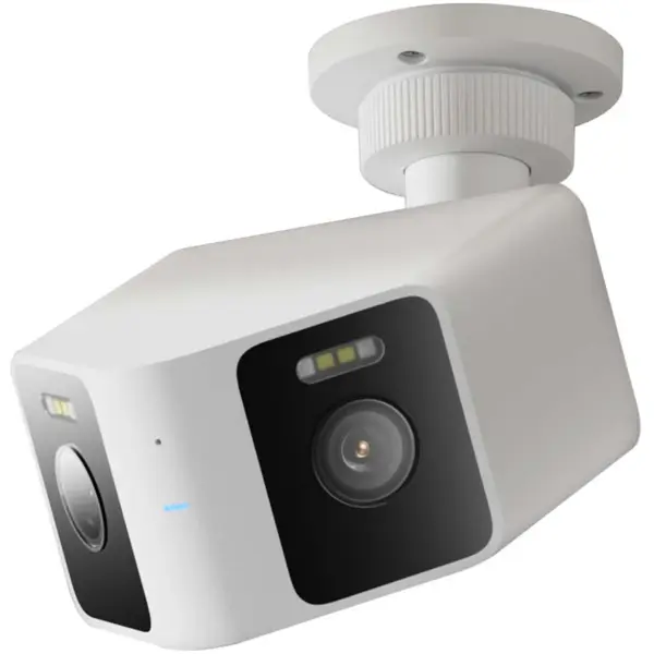 Xiaomi Camera de supraveghere Xiaomi Outdoor Camera CW100 Dual, 3MP, 2K (2304x1296), lentila dubla, WDR, Night Vision, detectare inteligenta AI, Bluetooth, Wi-Fi 6, alb
