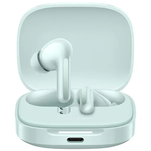 Xiaomi Casti In-Ear Xiaomi Redmi Buds 6, Wireless, Bluetooth 5.4, ANC, Autonomie 42 ore, IP54, Verde deschis