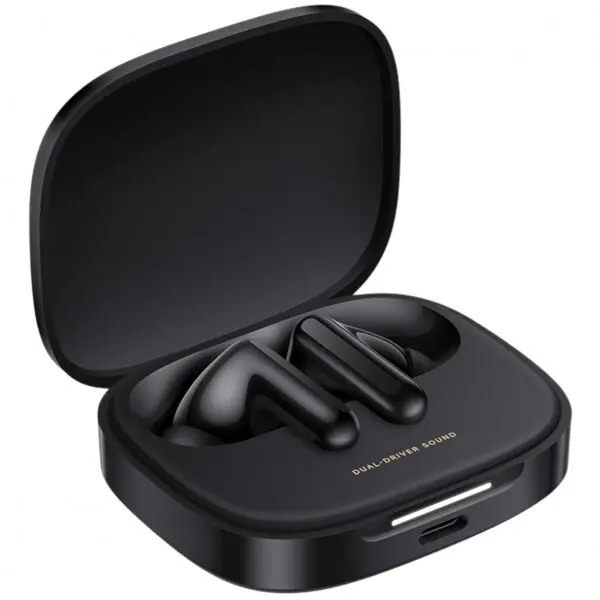 Xiaomi Casti True Wireless Xiaomi Redmi Buds 6, Bluetooth 5.4, Sunet Hi-Fi, Microfon dublu, ANC cu AI, Negru