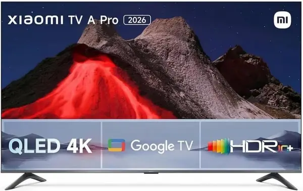 Xiaomi Smart TV - A PRO 2026, 55'', 4K QLED, Game Boost 120Hz, 94% DCI-P3, 20W Xiaomi Sound, Google TV, Dark Gray, negru