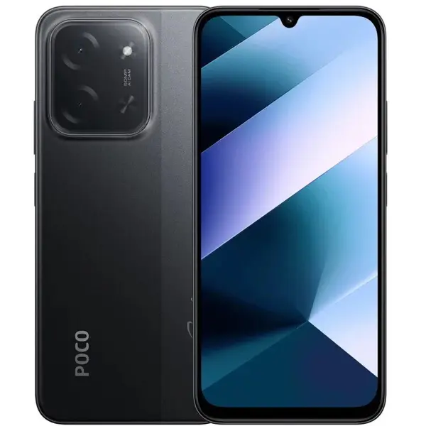 Xiaomi Telefon mobil Xiaomi Poco C85, 256GB, 8GB RAM, 5G, Dual Sim, 6.9 inch, Android 15, Negru