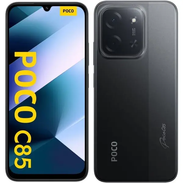 Xiaomi Telefon mobil Xiaomi POCO C85, 8GB RAM, 256GB, 4G LTE, Dual SIM, Negru