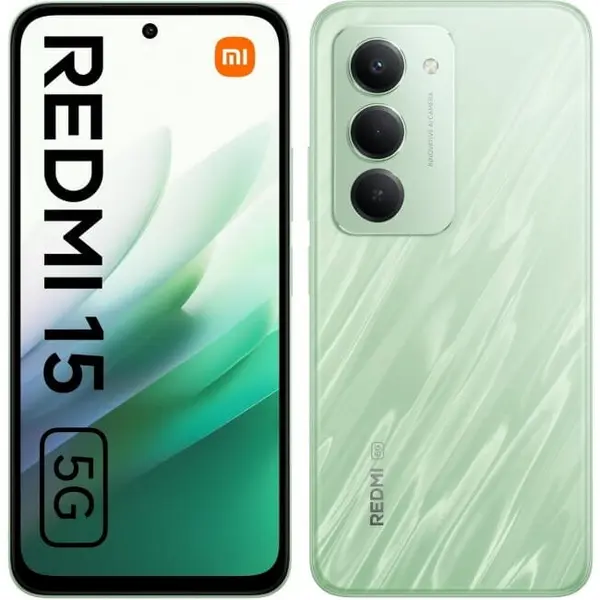 Xiaomi Telefon mobil Xiaomi Redmi 15, 5G, 4GB RAM, 128GB, Dual SIM, Verde