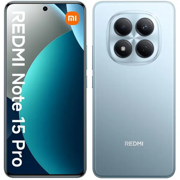 Xiaomi Telefon mobil Xiaomi Redmi Note 15 Pro, 8GB RAM, 256G, 4G LTE,Dual SIM, Albastru Glaciar