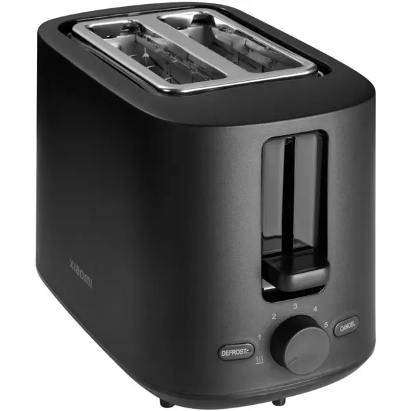 Xiaomi Toaster Xiaomi BHR8811EU, 780-930 W, 2 sloturi, tavita pentru firmituri detasabila, functie dezghetare, Negru