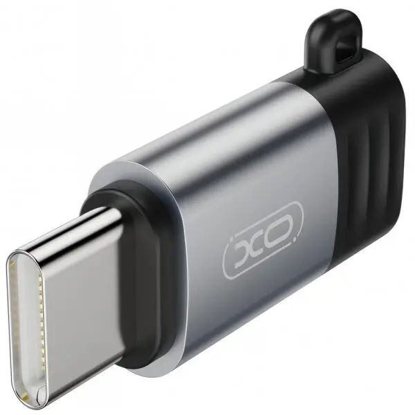 XO Design Adaptor Date si Incarcare Lightning - USB-C XO Design NB263A, Negru