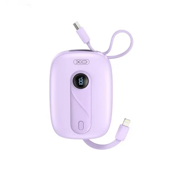 XO Design Baterie Externa XO Design PR246, 10000mAh, 22.5W, PD, 1 x Lightning - 2 x USB-C, Mov