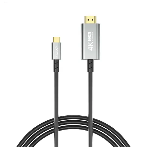 XO Design Cablu Audio si Video USB-C - HDMI XO Design GB019, 1.8m, Negru