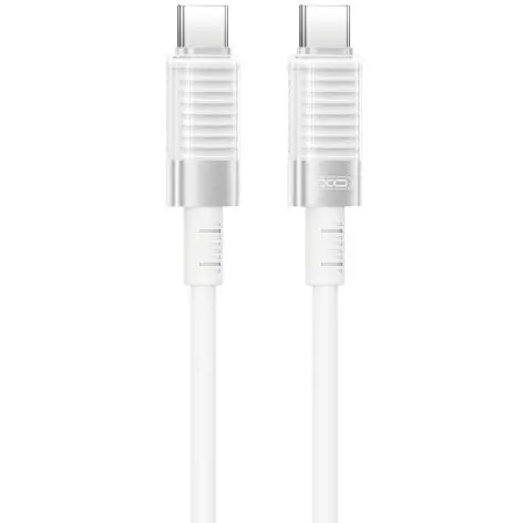 XO Design Cablu Date si Incarcare USB-C - USB-C XO Design NB-Q282B, 60W, 1m, Alb