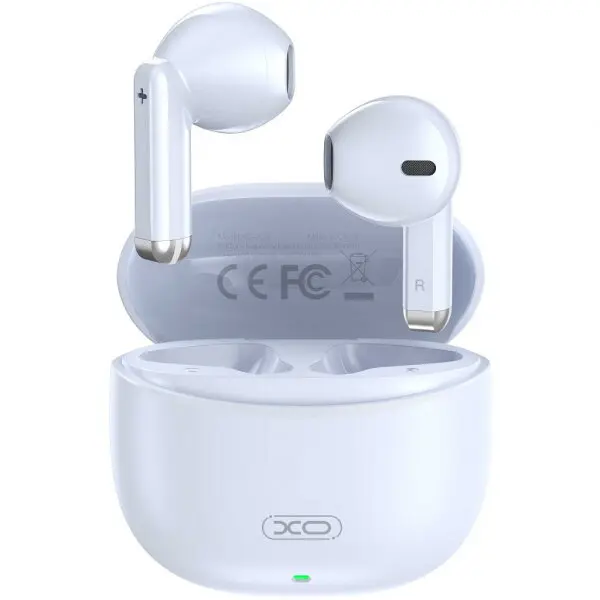 XO Design Casti XO X33, Bluetooth 5.3, TWS, 250 mAh, Autonomie 16 ore, confortabile, albastru bleu