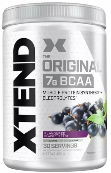 Xtend BCAAs, coacăze negre, 435 g, Scivation