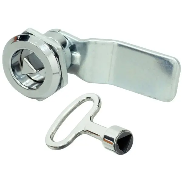 Yala Ifl pentru Mobilier Metalic, Fi28 mm, H18 mm, Cheie Triunghiulara