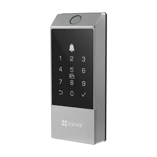 Yala inteligenta cu amprenta, multiple metode de deblocare, Wi-Fi, verificare status inchidere - EZVIZ CS-DL04(WBCP,M)