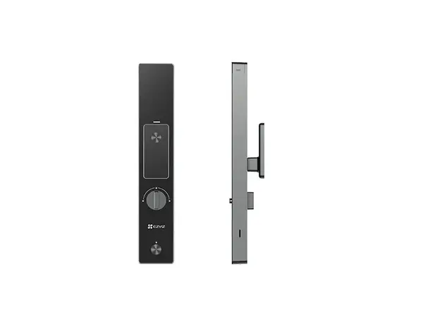Yala inteligenta cu control acces inteligent Ezviz CS-DL50FVS (WBPGR), recunoastere faciala, video interfon, Wi-Fi, Bluetooth, ecran IPS 4 inch, IP54