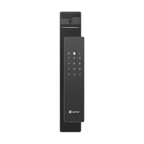 Yala inteligenta cu recunoastere faciala, vizor inteligent si ecran 4', baterie 5000 mAh - EZVIZ CS-DL50FVS(WBP,GR)