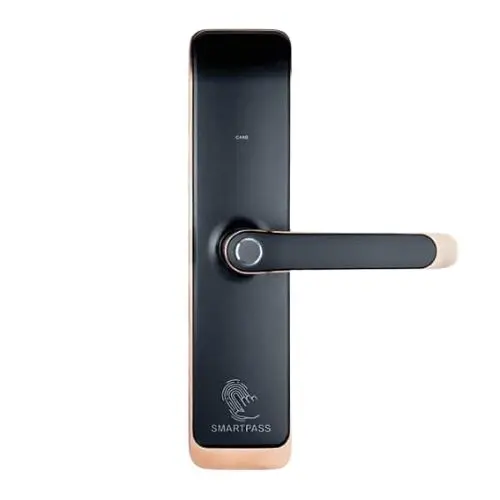 Yala Smart SMARTPASS TOKYO WiFi Copper cu Amprenta, Cod PIN, Card RFID, Bluetooth si WiFi Integrat, SMP-TOKYO-W-CP
