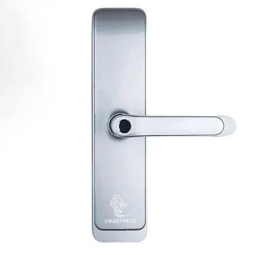 Yala SMARTPASS TOKYO SILVER cu amprenta, Bluetooth, WiFi, PIN, RFID si cheie mecanica, blocare automata, acces de la distanta