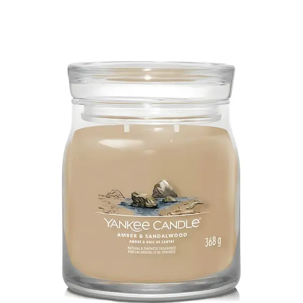 Yankee Candle Amber Sandalwood Signature Medium Jar