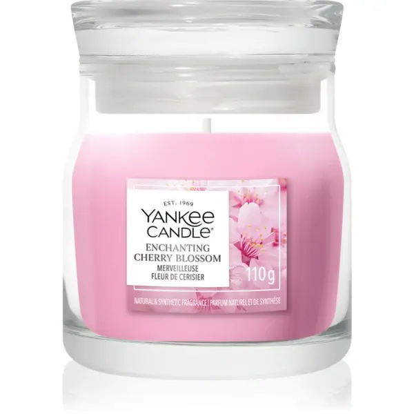 Yankee Candle Enchanting Cherry Blossom lumânare parfumată Signature 110 g
